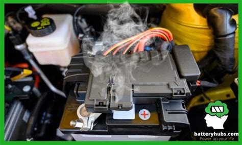 is a smoking car battery dangerous|What Causes A Car Battery To Smoke: Identifying。